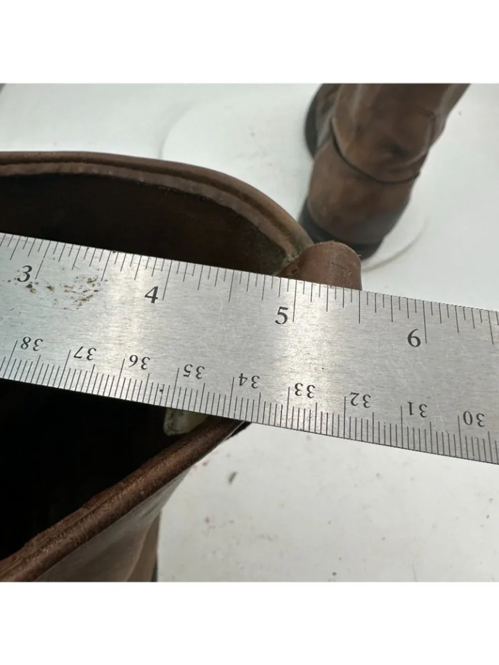 Red Wing Pecos  2231 Men Size 12D Brown Leather 11 inch Safety Toe Pull On Boot
